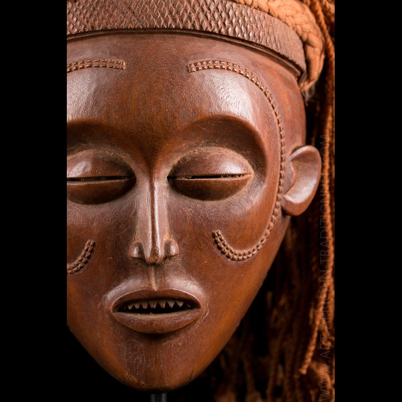 Chokwe Mwana Pwo african mask Authentic African Tribal Art Gallery