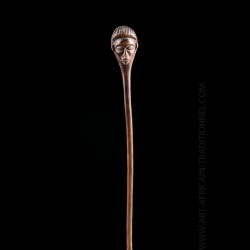 African art hair pin from the Chokwe people in Angola