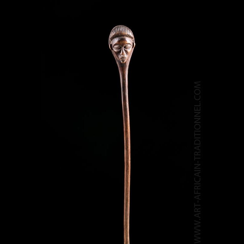 African art hair pin from the Chokwe people in Angola