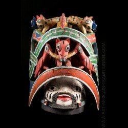 Yoruba Nago mask of the...