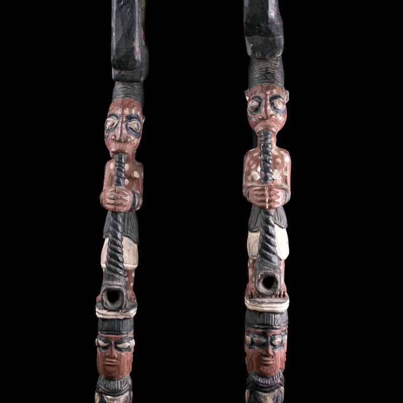 Eshu Chief staffs - Yoruba - Nigeria - traditional african art Italy ...