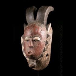 Masque Baoulé Kpwan Ple -...