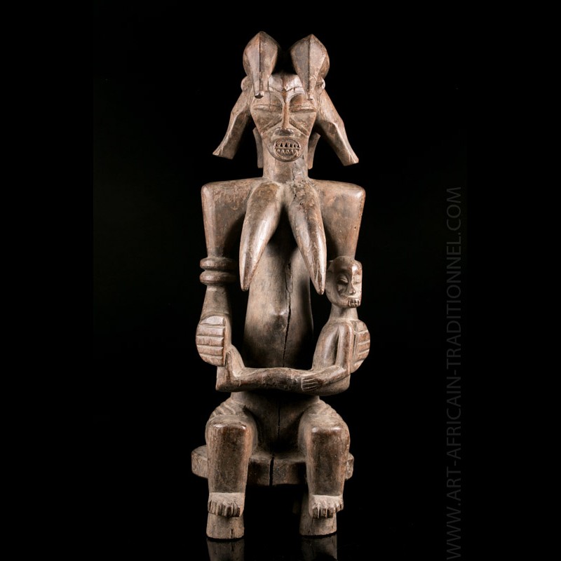 senufo maternity figure