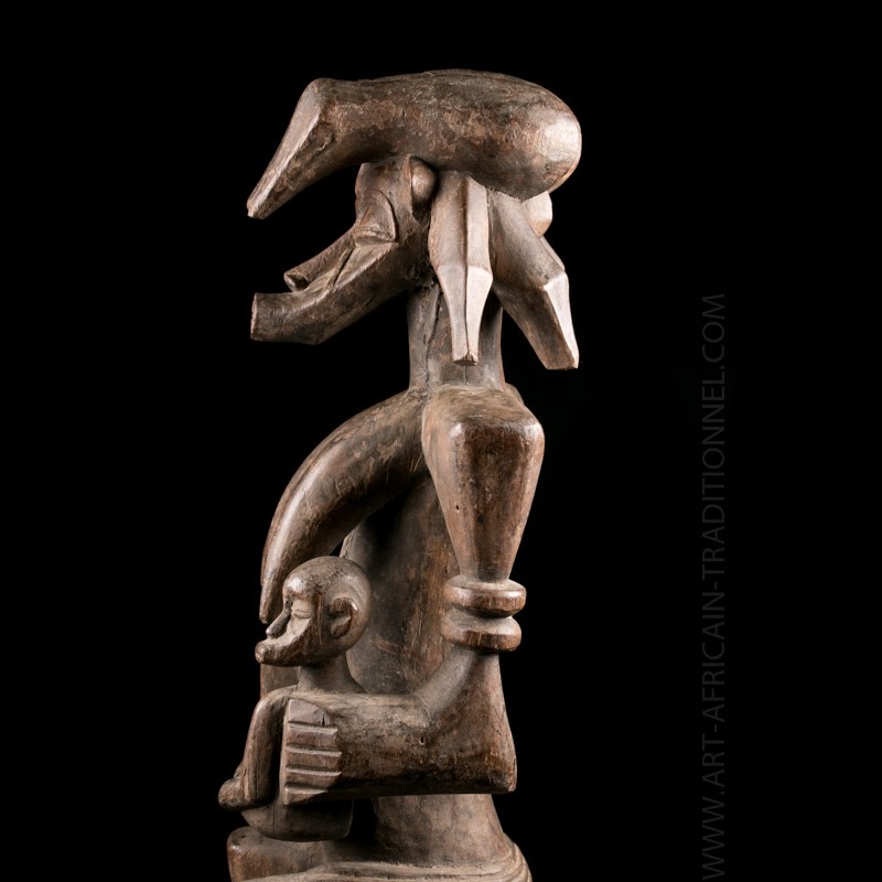 senufo maternity figure