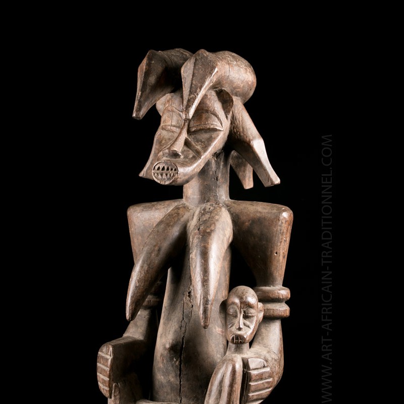 senufo maternity figure