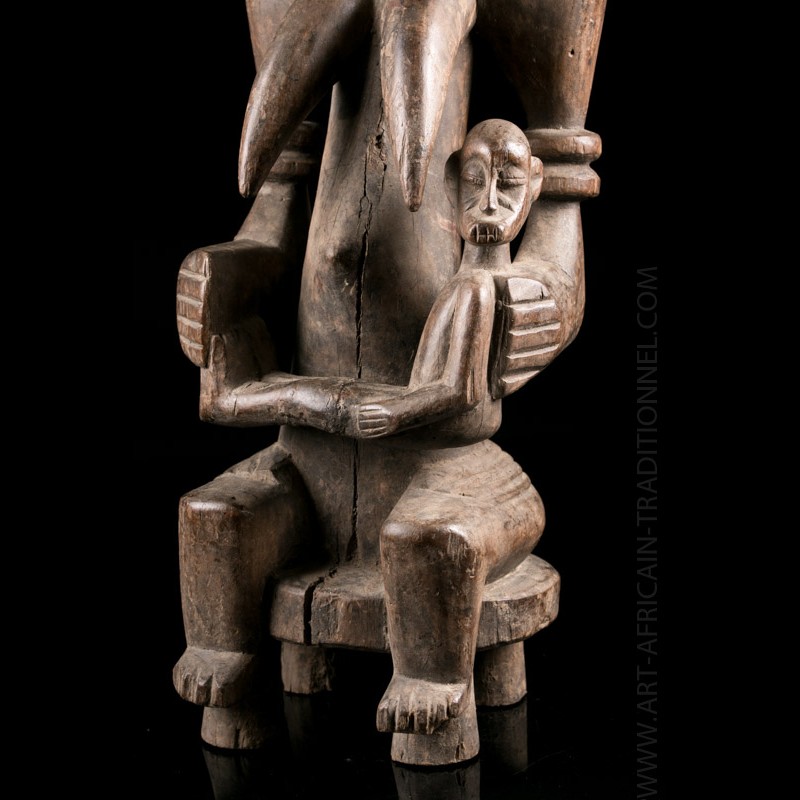 senufo maternity figure