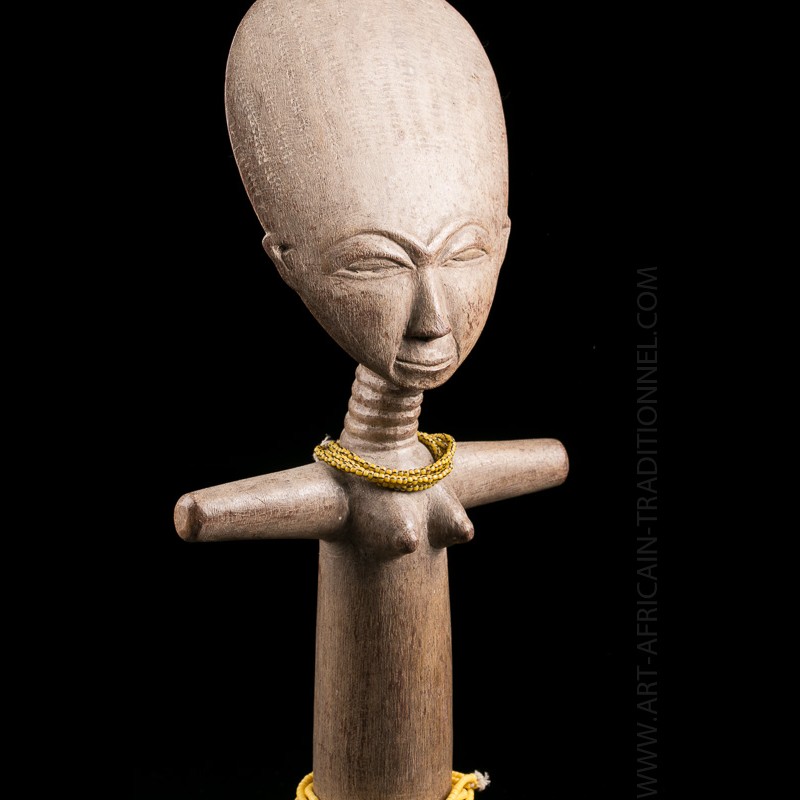 Akuaba Ashanti fertility doll Authentic African Tribal Art