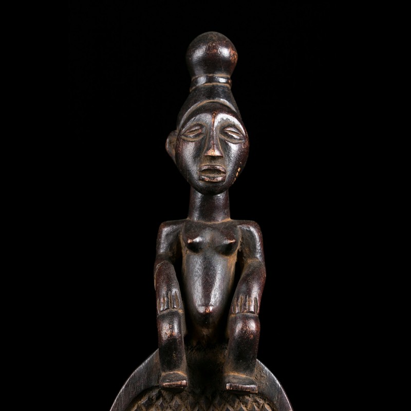 Figurative comb Luba Congo primitive african art