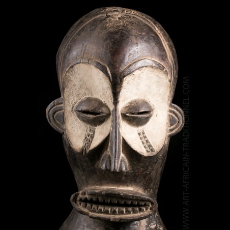 Masque Chokwe Chihongo - Art Tribal Africain Authentique Traditionnel