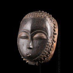 Masque Baoulé Lune - VENDU