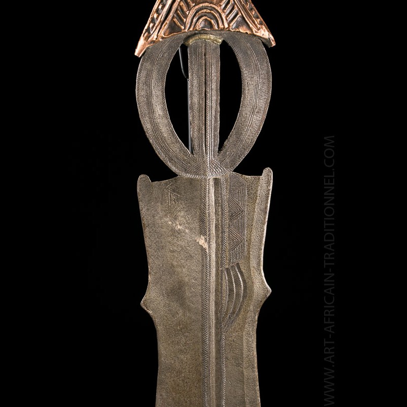 Couteau africain Poto Ngombe - Galerie d'Art Africain Traditionnel