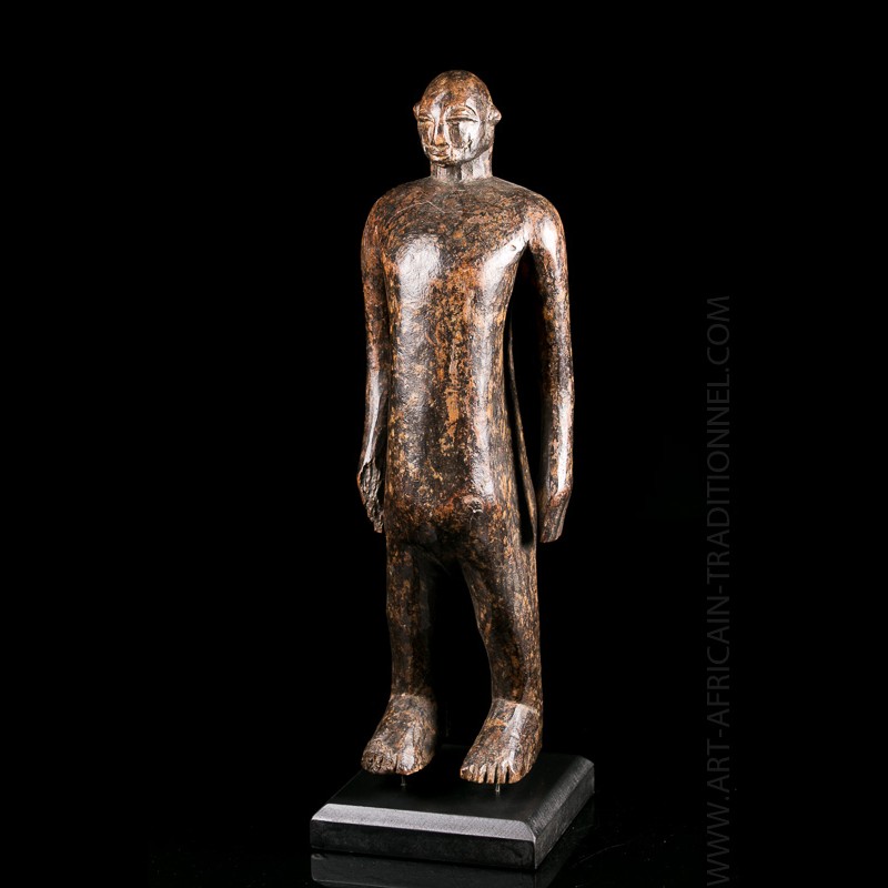 Statue africaine de dignitaire Senoufo art africain d'Afrique de l'ouest