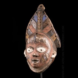 Yoruba festivity mask -...