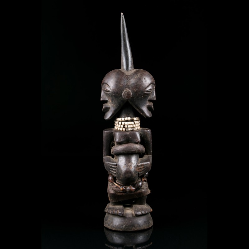 Nkisi janus fetish figure - Songye - Congo