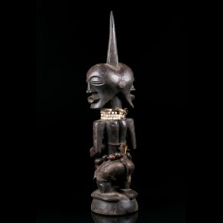 Nkisi janus fetish figure - Songye - Congo