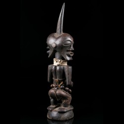 Nkisi janus fetish figure - Songye - Congo