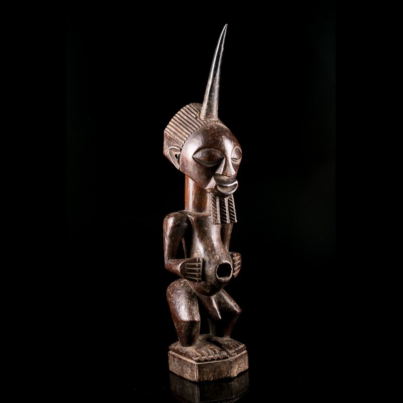 African Nkishi power statue originated from Songye African art in Congo