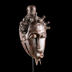 Baoule Yaoure effigy mask -...