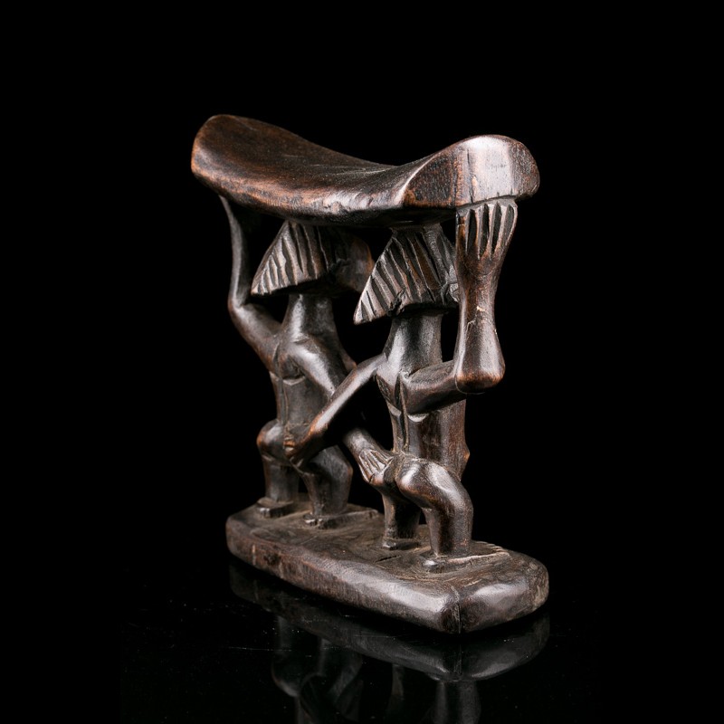Luba headrest Congo Auctions African Art Gallery