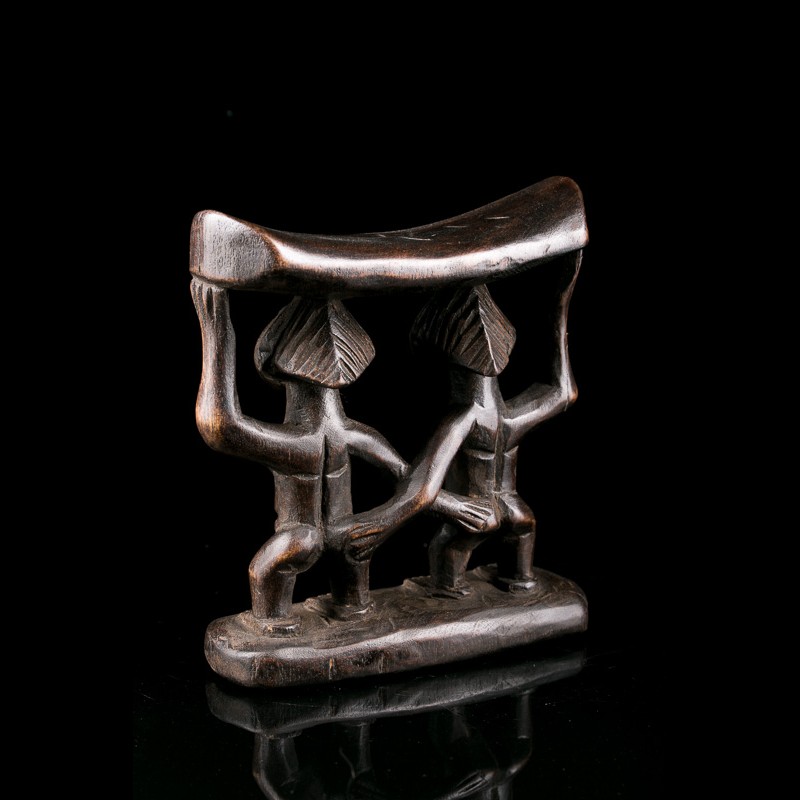 Luba headrest Congo Auctions African Art Gallery