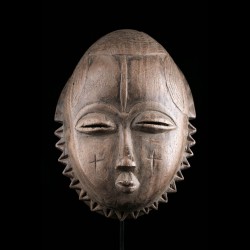 Masque Lune africain Baoulé...