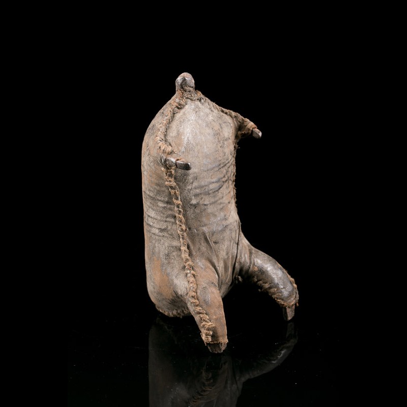 Fétiche africain sculpté en fer forgé, Fali, art africain du Cameroun.