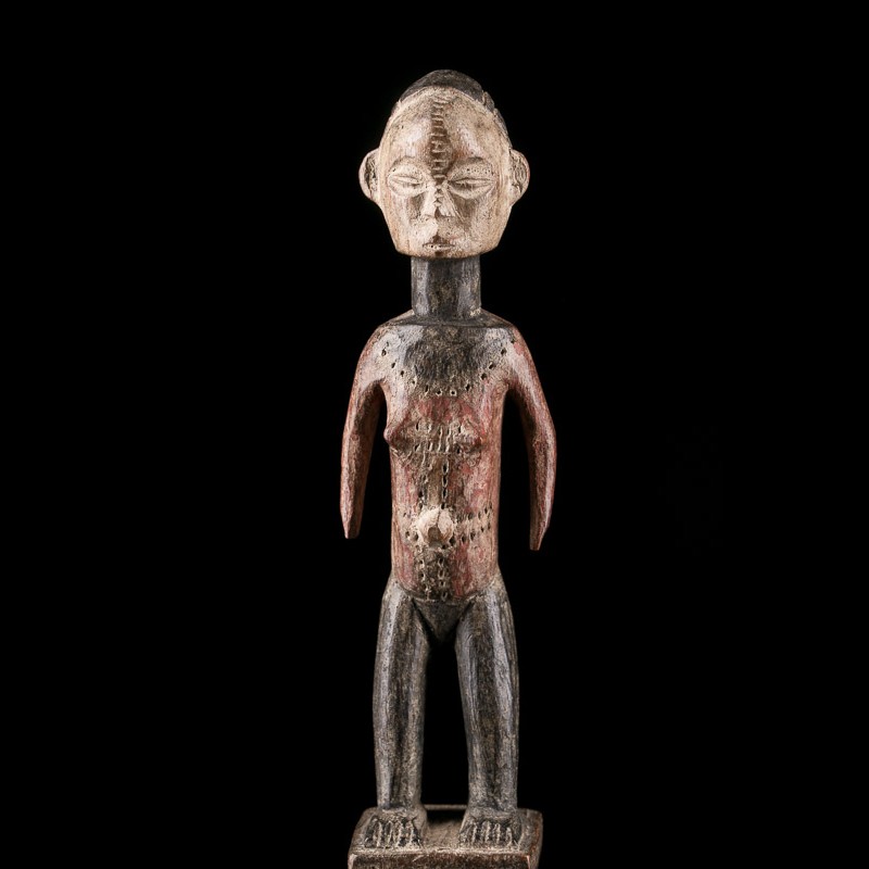 Mbanza figurative staff Ngbaka Congo - Auctions African Art Gallery