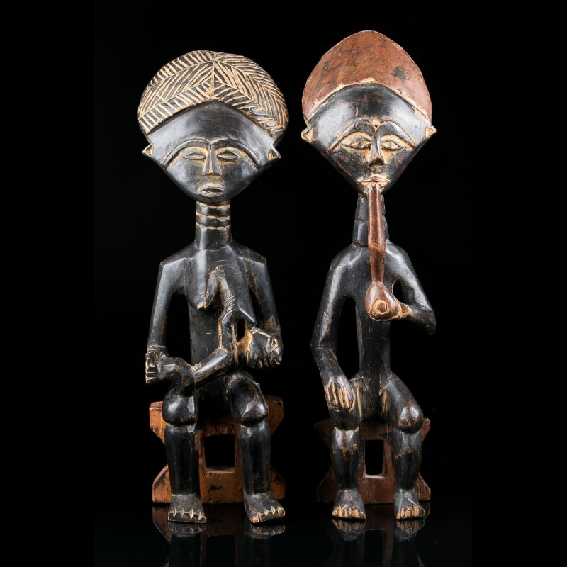 Akuaba couple - Ashanti - Ghana