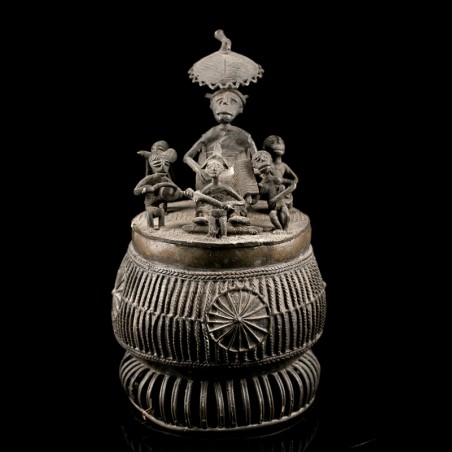 Kuduo Ashanti Kuduo vessel bronze Ghana - Auctions African Art Gallery
