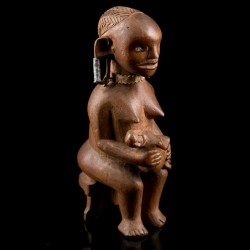 African Kamba maternity statue from Kenya.