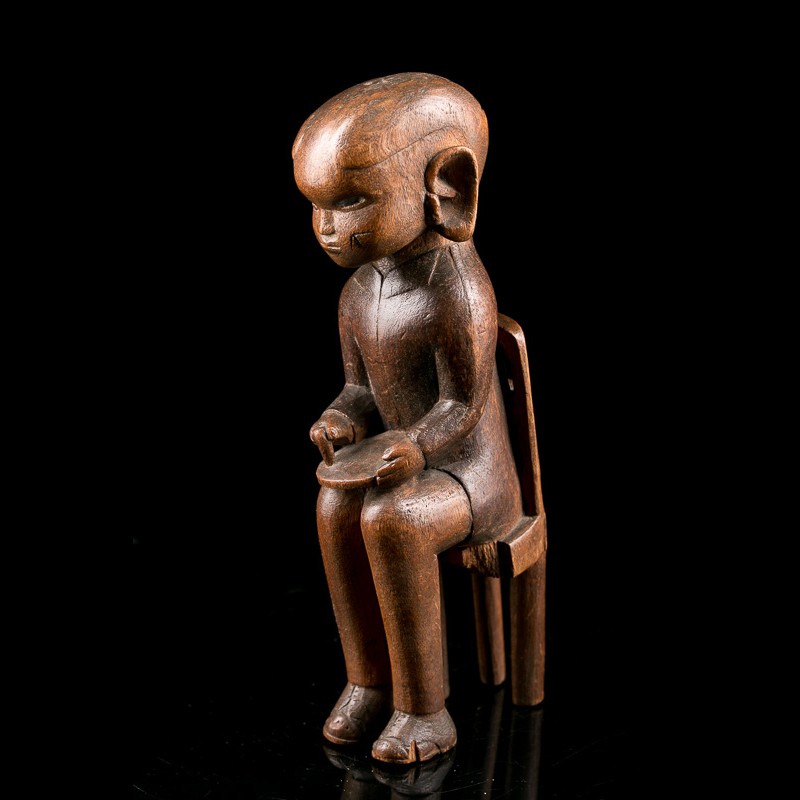 Rare et authentique statue africaine Kamba de Tanzanie