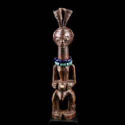 Rare statue africaine Nkishi du groupe ethnique Tetela Songye