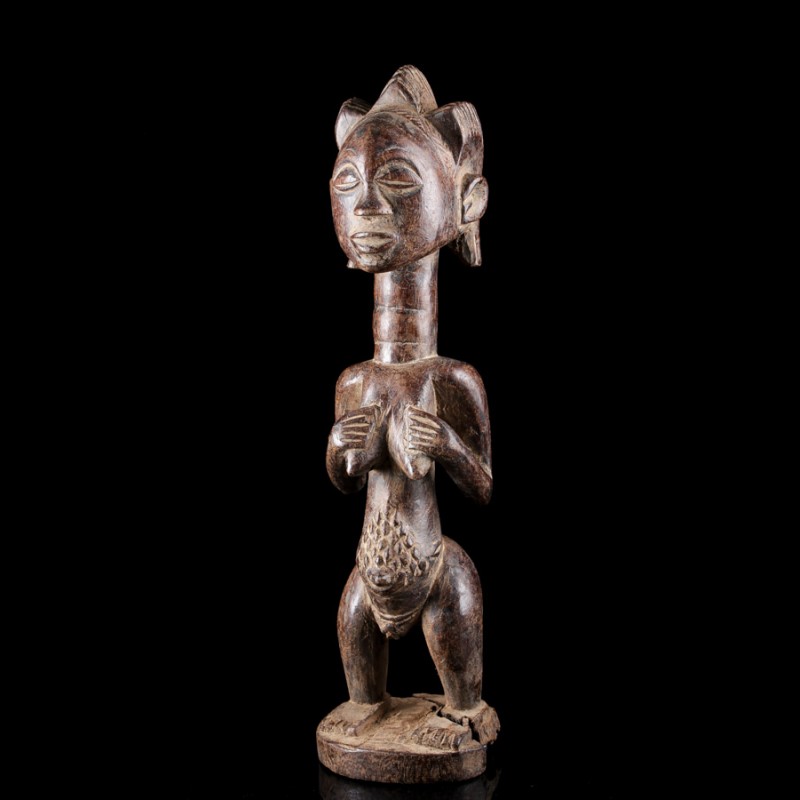 Luba female african figure - Auctions African Art Gallery