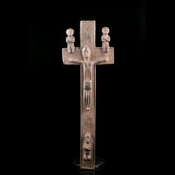 Croix crucifix africain Nkangi Kiditu de l'ethnie Kongo