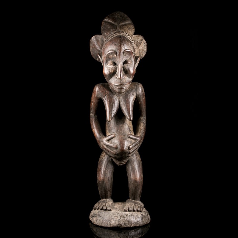 Luba Buli master figure Congo Sola - Auctions African Art Gallery