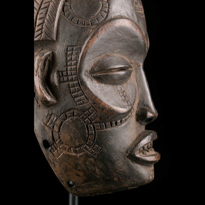 Chokwe passeport mask Angola - Art African mask Heritage Gallery