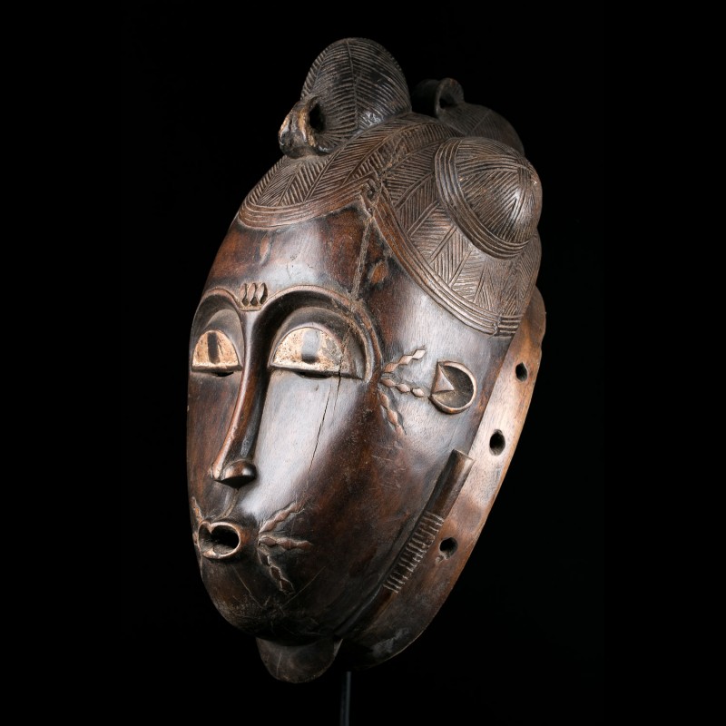 Masque Baoulé Goli (8890) - Masque africain Baoule - Art africain