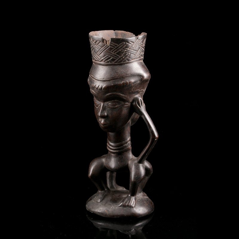 Ritual palm wine cup, Kuba, Democratic Republic of Congo