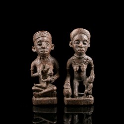 Couple de statuettes Kongo...