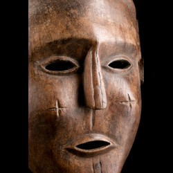 Masque africain Lovale art d'Afrique noire Angola