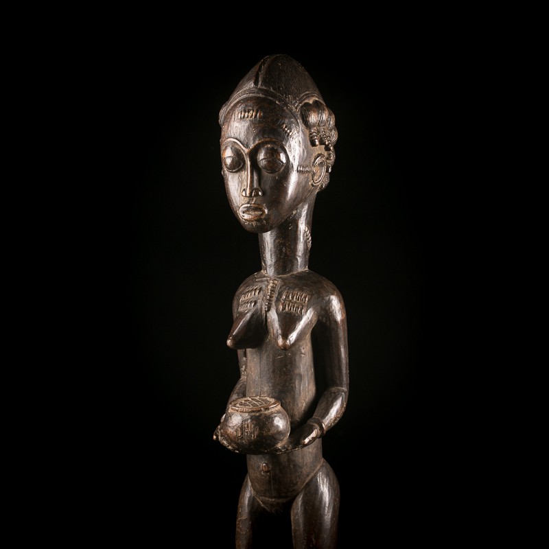 Statue africaine Baoulé