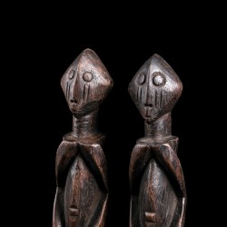 Paire de statues africaines...