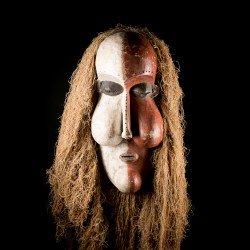 Masque africain Suku Kakungu du Congo