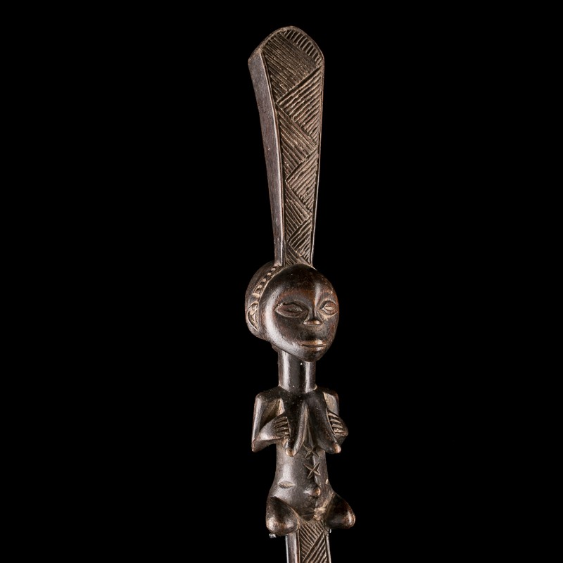 Figurative Luba Spoon - African Art Gallery