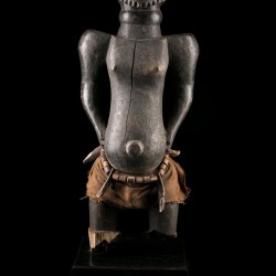 African statue representing a Hemba Luba ancestor, African art from the Congo
