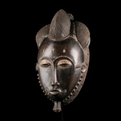 Ancien masque africain Baoulé