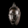 African Mblo mask from the Baoulé in Ivory Coast, authentic tribal art object from Africa
