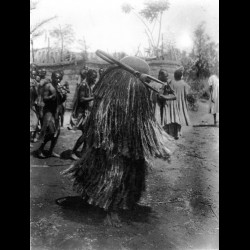 Traditionnal Chamba danser, Nigéria.