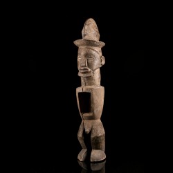 Authentic African Buti statue from the Teke ethnic group in Congo.