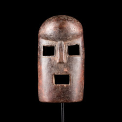 Rare and authentic African mask of the Hehe people of Tanzania